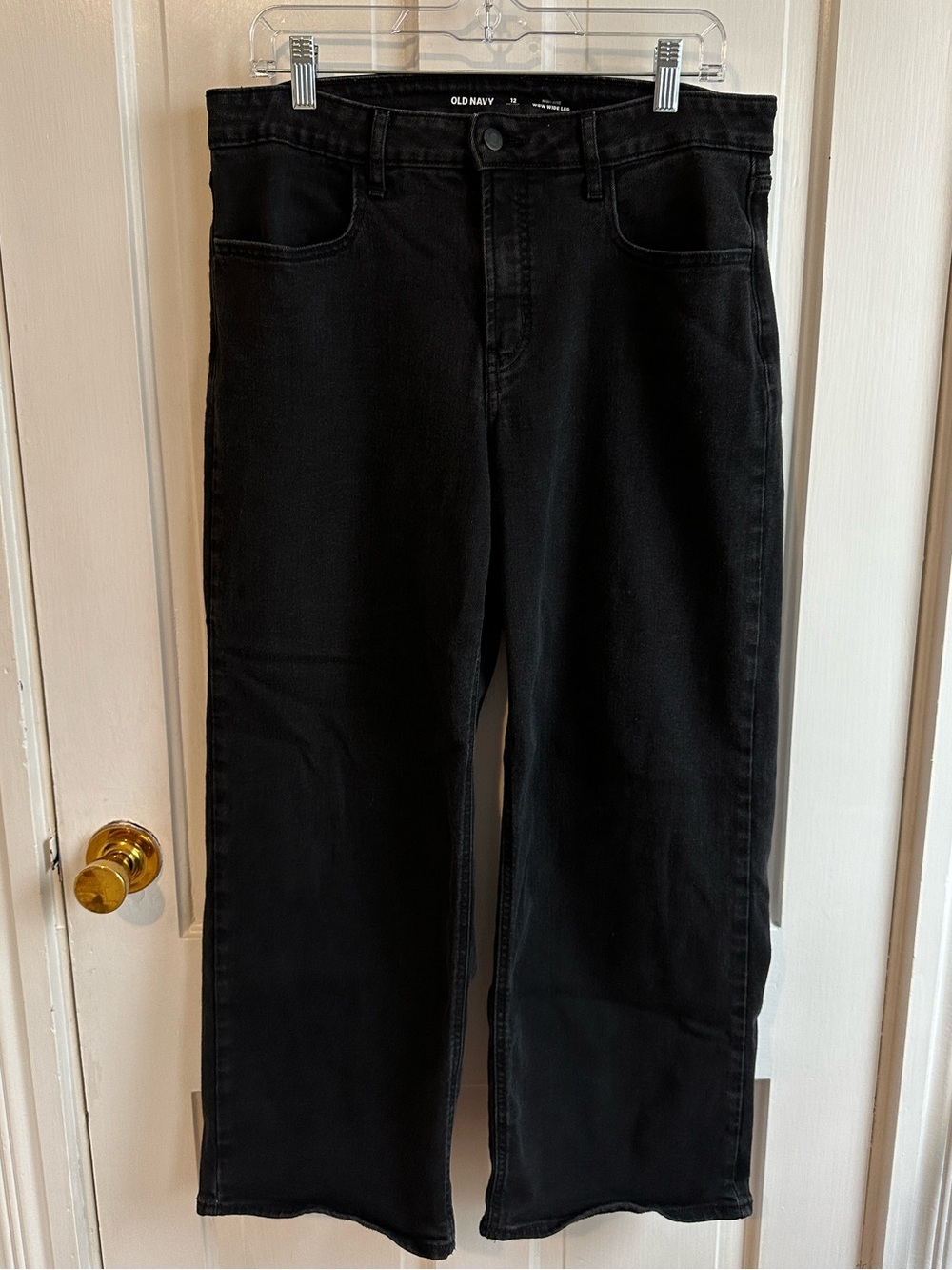 Old Navy Women’s Black High-Rise Wow Wide Leg Jean